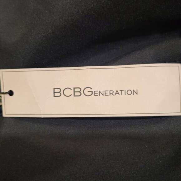 BCBGeneration Black Belted Softshell Jacket with Hood in Medium - Picture 8 of 8